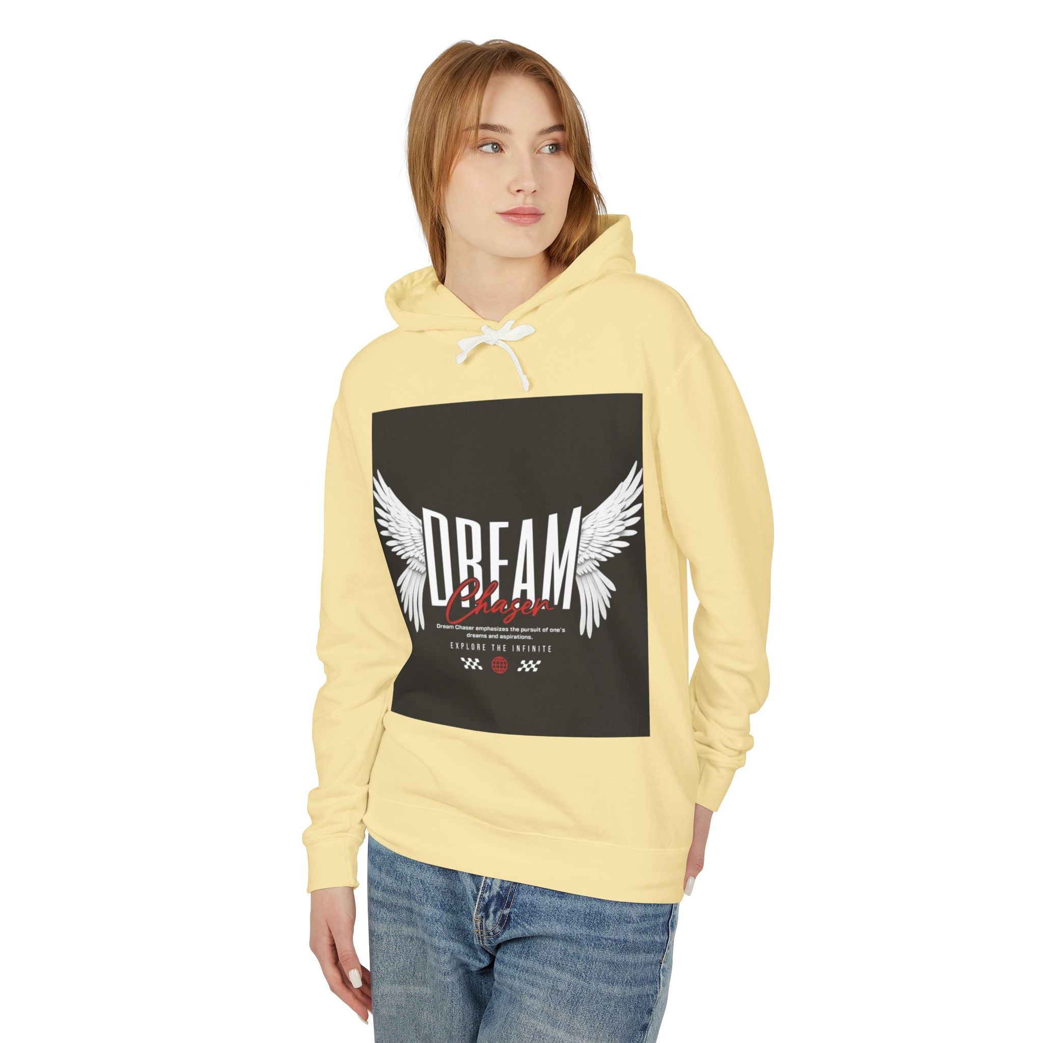 Dream Wings Hoodie — Inspirational Angel Wing Graphic Hoodie