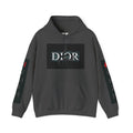 Dior Snake Graphic Hoodie — White Streetwear Logo Pullover