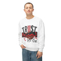 Trust No One Sweatshirt — Red Snake Graphic Crewneck
